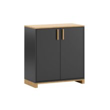 2d black office chest of drawers