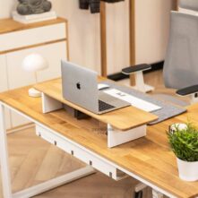 white desk extension