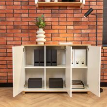 white wide chest of drawers for the company