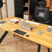 wooden desk for the office