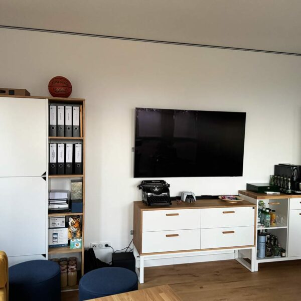 white wooden furniture