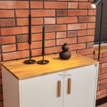 wooden chest of drawers white