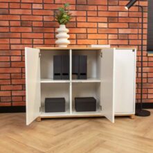 dresser with shelves for home office
