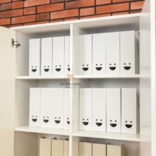 white closet with shelves
