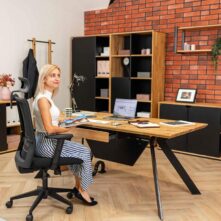 modern wooden desks