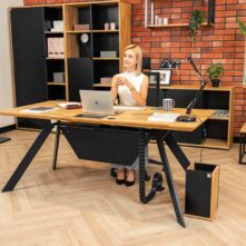 wooden desk