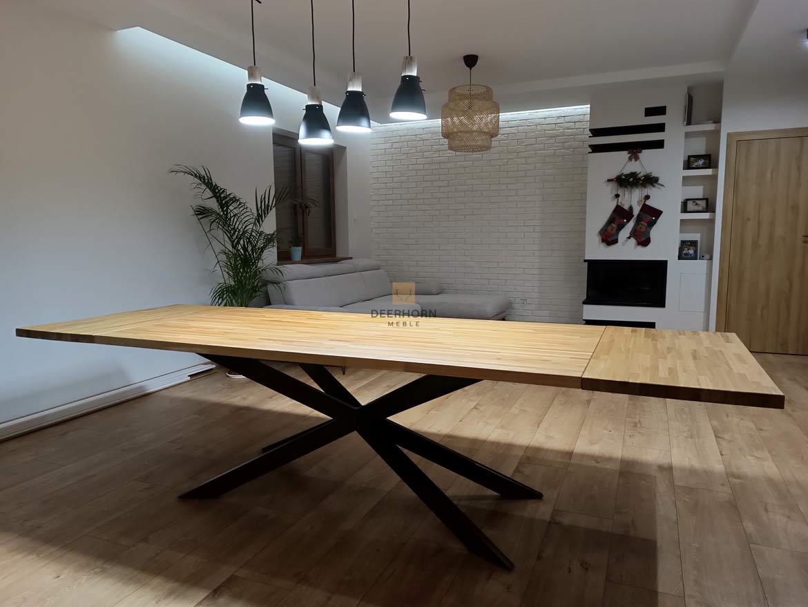 wooden dining table