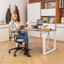 office desk, front view