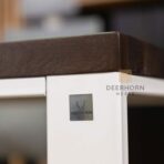 desk top to size with white legs