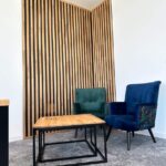 Wood laths for the wall