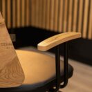 desk chair - close-up photo on armrest