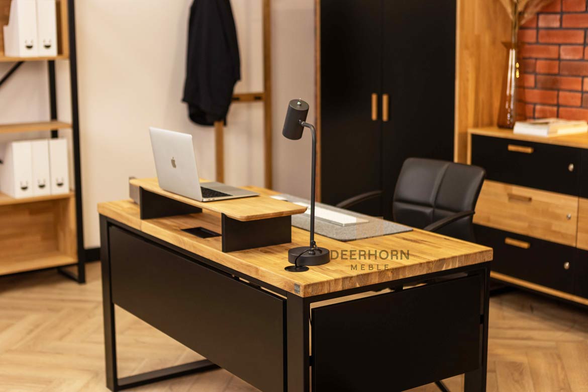 best desk for work, side view
