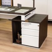 white desk cabinet