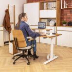 white desk for a working woman