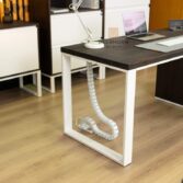 white ebony desk