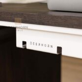 white desk organizer for cables