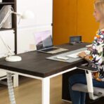 ebony office desk