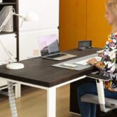 ebony office desk