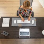 ebony desk for office work