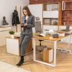 corner desk white