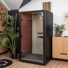 biurowa budka wyciszająca do rozmów służbowych