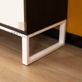 office cabinet on metal legs