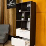 black file rack