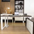modern corner desk ebony