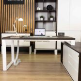 modern corner desk ebony