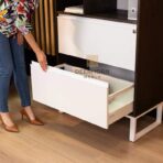 ebony bookcase for documents
