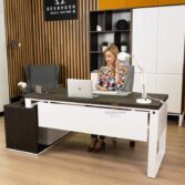 solid desk for the company