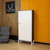 ebony office cabinet