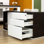 ebony white filing cabinet