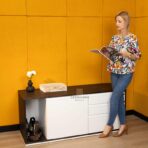 pdo desk cabinet ebony