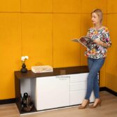 pdo desk cabinet ebony