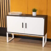 ebony oak chest of drawers