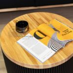 black table with wood