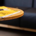 round fluted coffee table