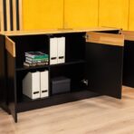 large industrial style cabinet