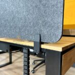 noise attenuating desk partitions