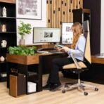 industrial style corner desk