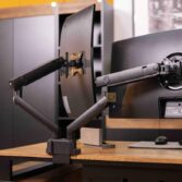 two-armed monitor mount