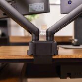 dual monitor mount for work and gaming