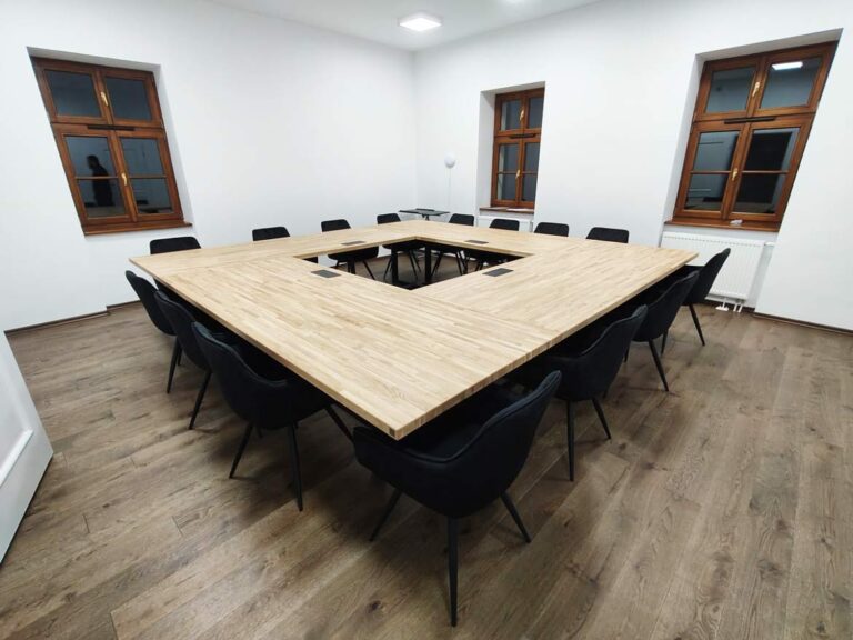 A conference table that raises the standard of any meeting