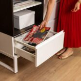 white dresser with drawers