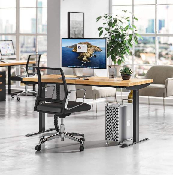 Height-adjustable desks