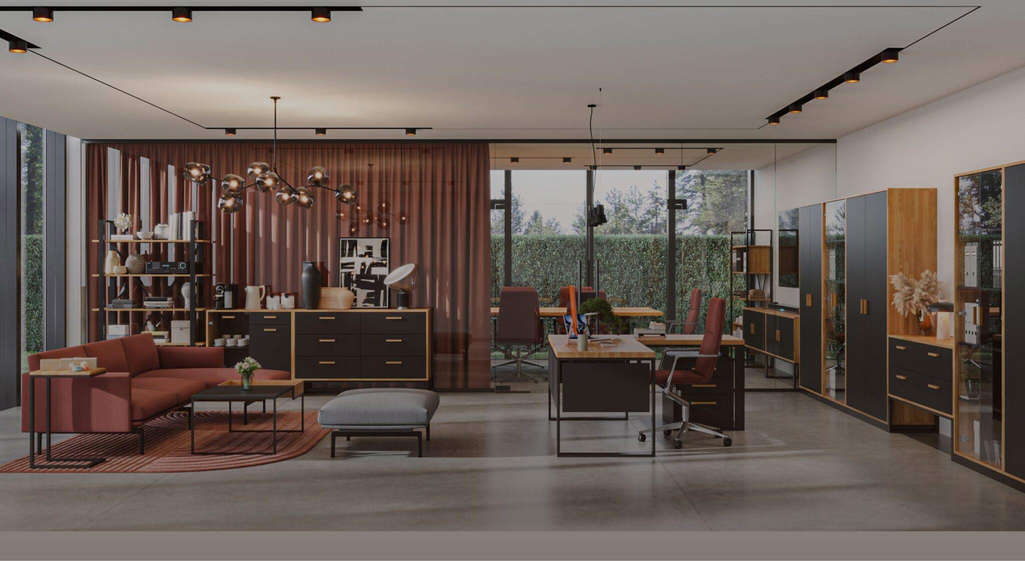 Furniture made of wood and metal in loft style | Deerhorn Furnitures