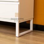 dresser with metal elements