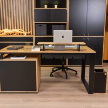 wooden office furniture