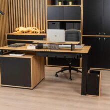 compact and roomy desk